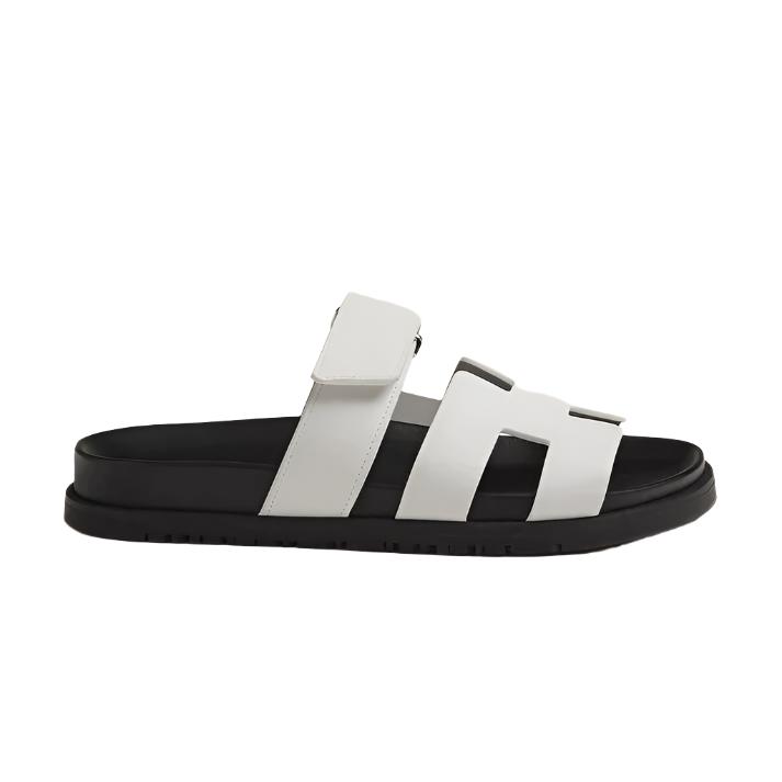 "Sandales femme néoprène Mykonos, chic et confortables, idéales pour l'été avec soutien amortissant."