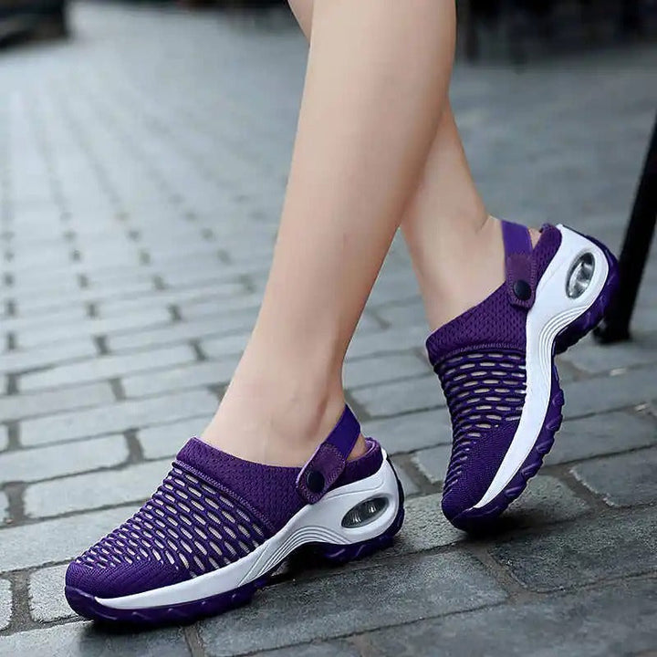 Sandales confortables quotidiennes pour femmes, légères et ajustables. Parfaites pour la marche d'été.