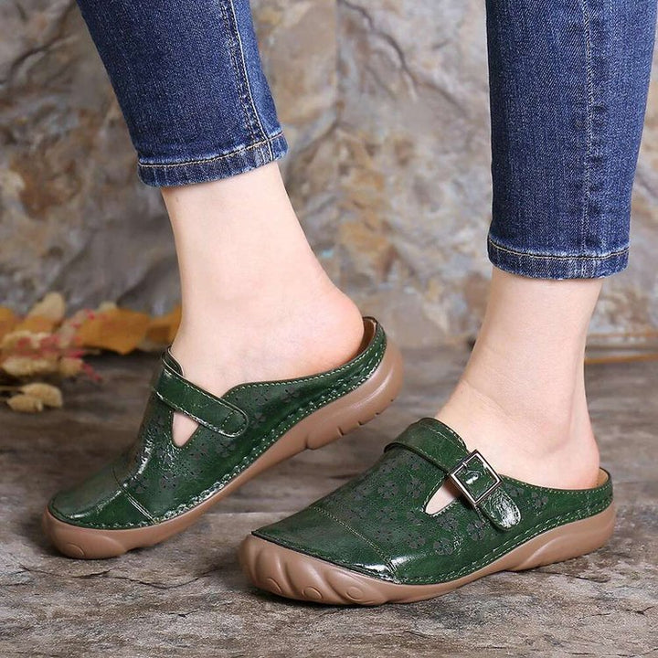 Sandales élégantes pour femmes, design respirant. Offre un soutien orthopédique et un confort supérieur pour l'été.