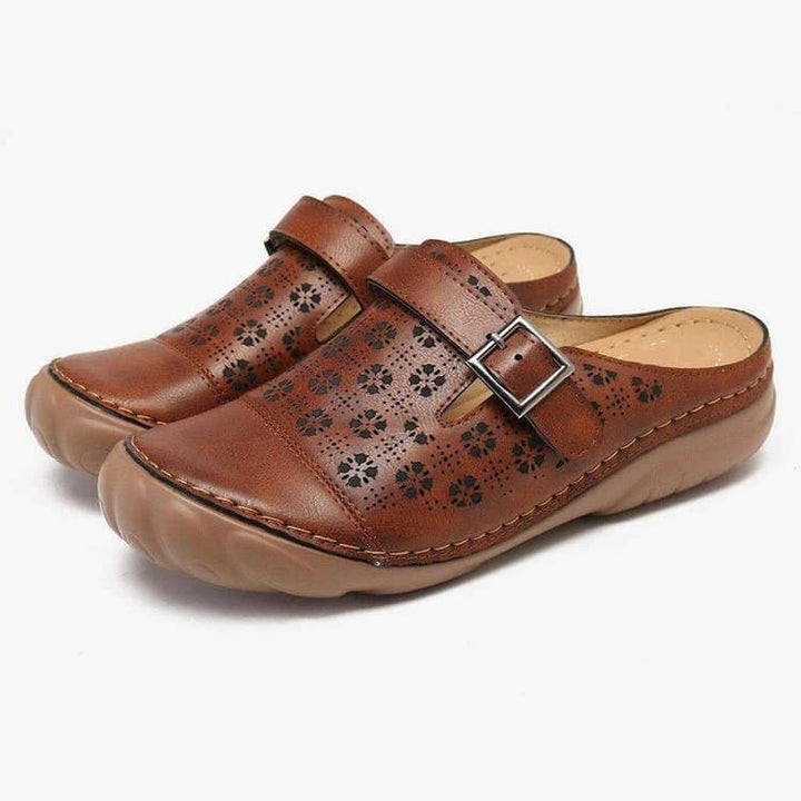 Sandales femmes confortables et élégantes avec soutien orthopédique. Chaussures d'été respirantes et réglables.
