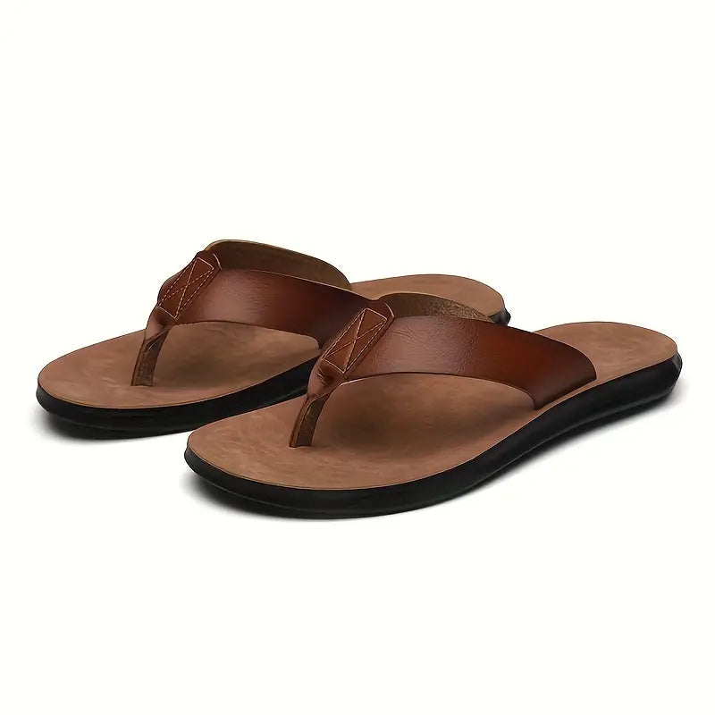 Sandales orthopédiques en cuir homme. Confort et style. Design élégant et soutien optimal.