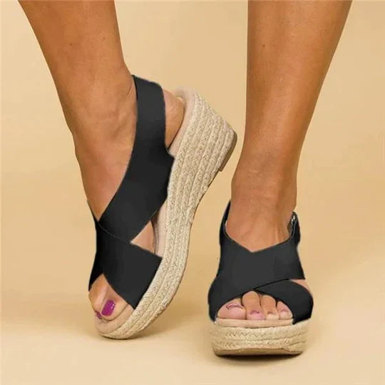 Sandales orthopédiques été, confort et style.  Soutien optimal, design élégant.  Idéales pour les pieds sensibles.