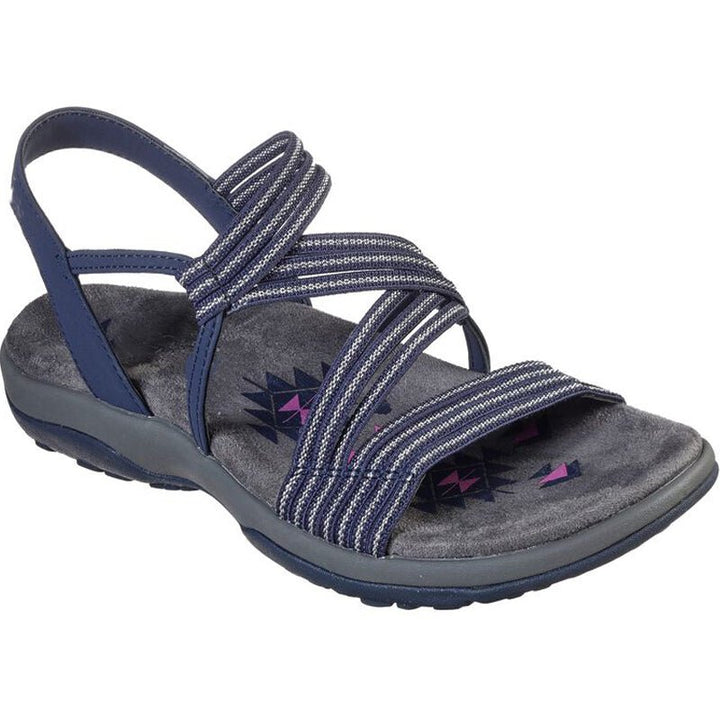 Sandales orthopédiques femme à lanières, élégantes, avec bride réglable, semelle ergonomique pour confort estival optimal.