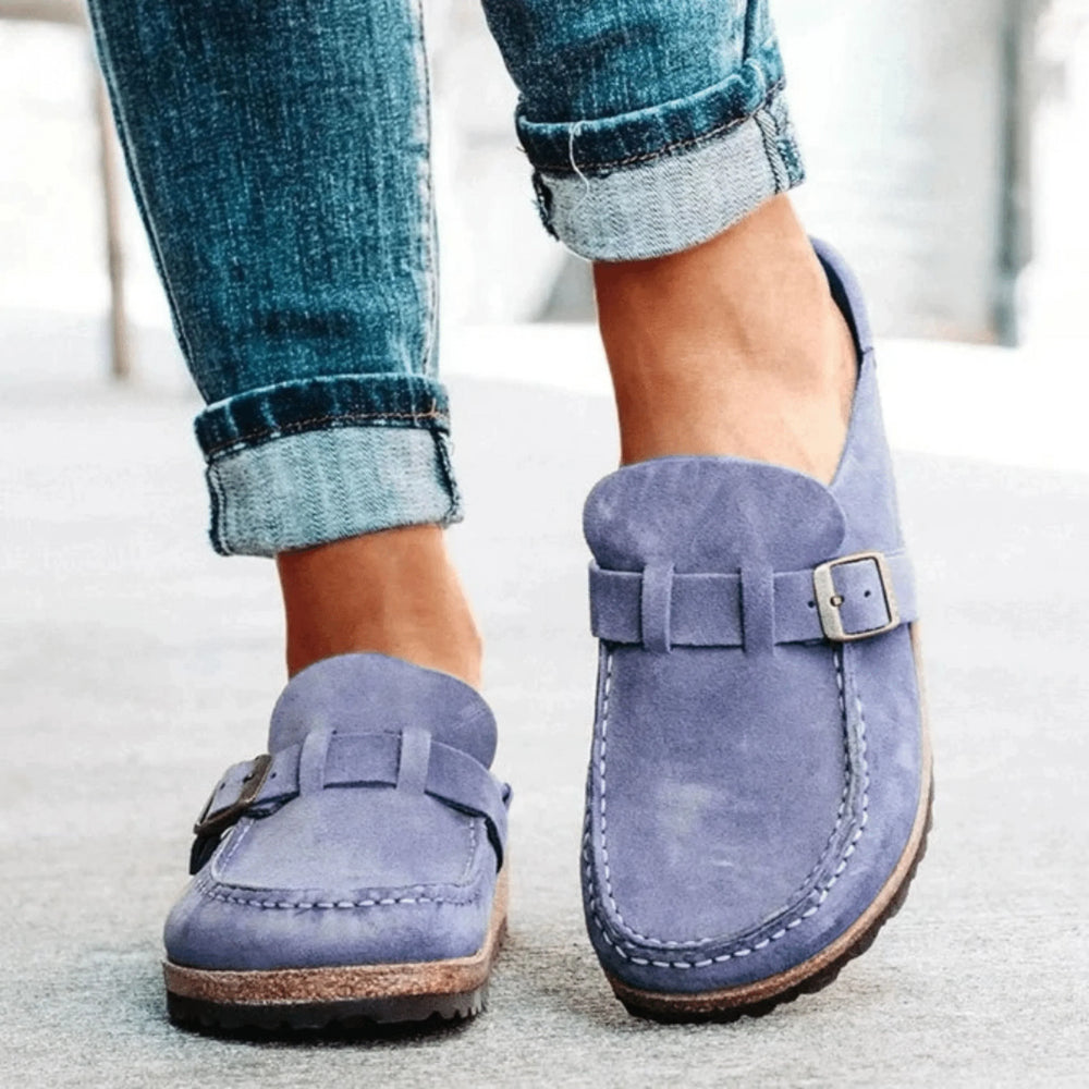 "Sandales orthopédiques femme, ergonomiques, couleur kaki, semelle antidérapante, confort quotidien, absorption des chocs"