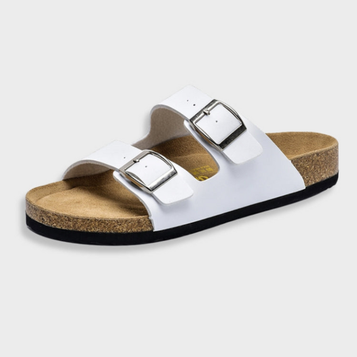 Sandales orthopédiques femme été, confort ergonomique, design moderne, semelle intérieure, couleurs élégantes.