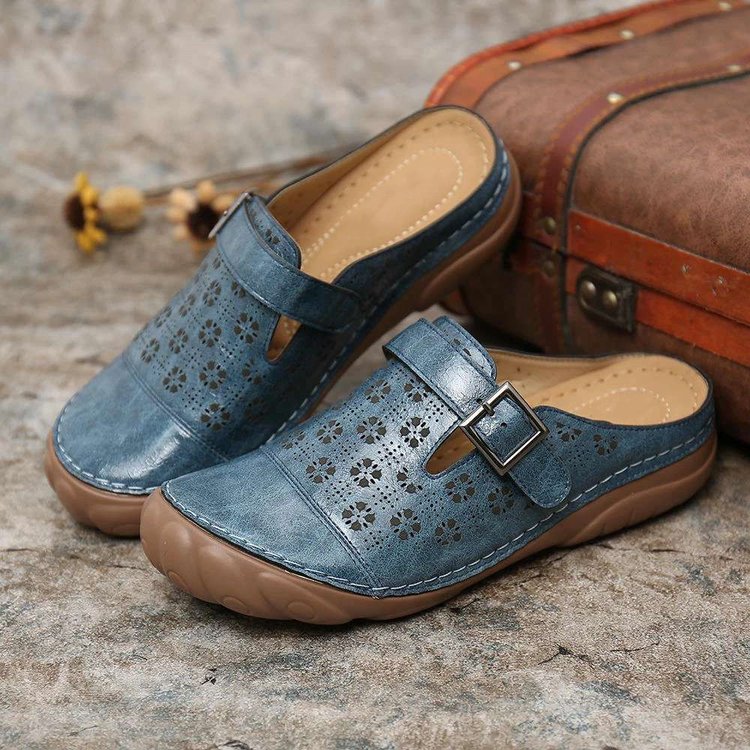 Sandales orthopédiques femmes, confort et style.  Semelles rembourrées, lanières réglables.  Chaussures élégantes pour le quo
