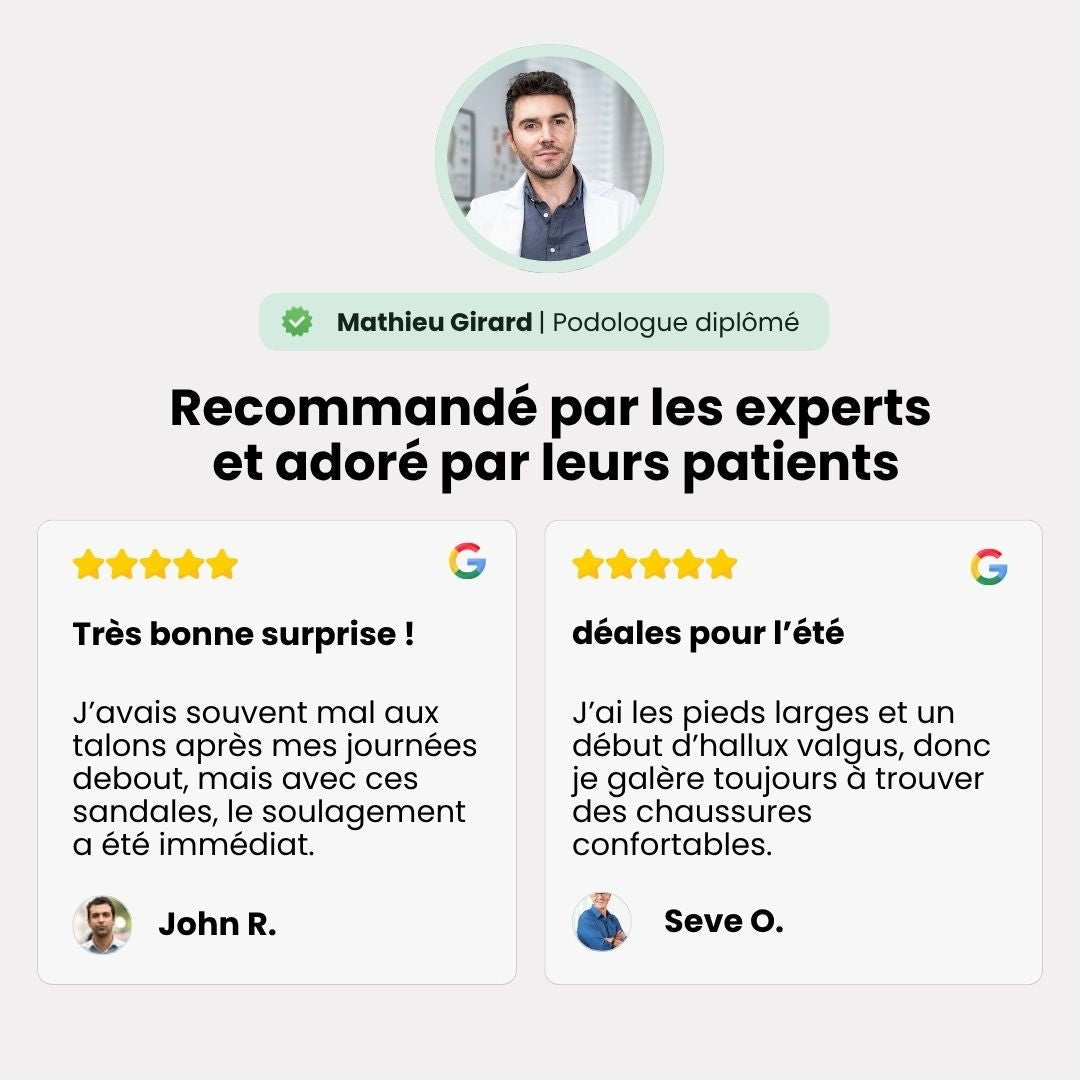 Sandales orthopédiques homme, élégantes, confort exceptionnel, semelle antidérapante, vue de face, soutien voûte plantaire.