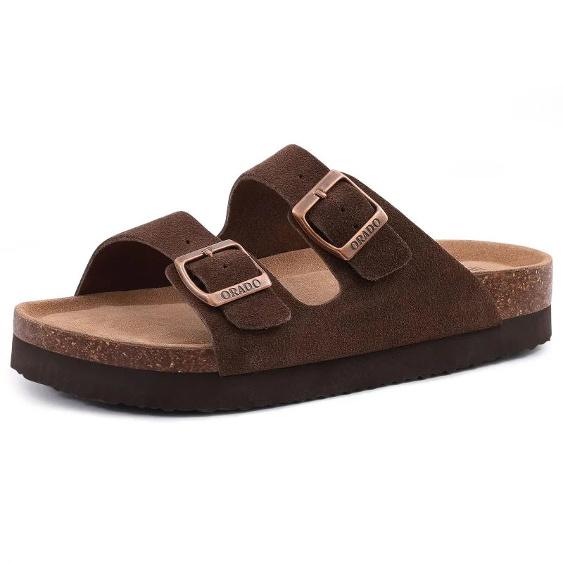 Sandales plates unixes élégantes, conçues pour le confort en été. Idéales pour toutes les occasions décontractées.