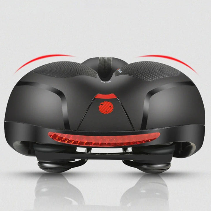 Selle vélo confort anti-douleur avec suspension. Design ergonomique, respirant, pour trajets agréables.