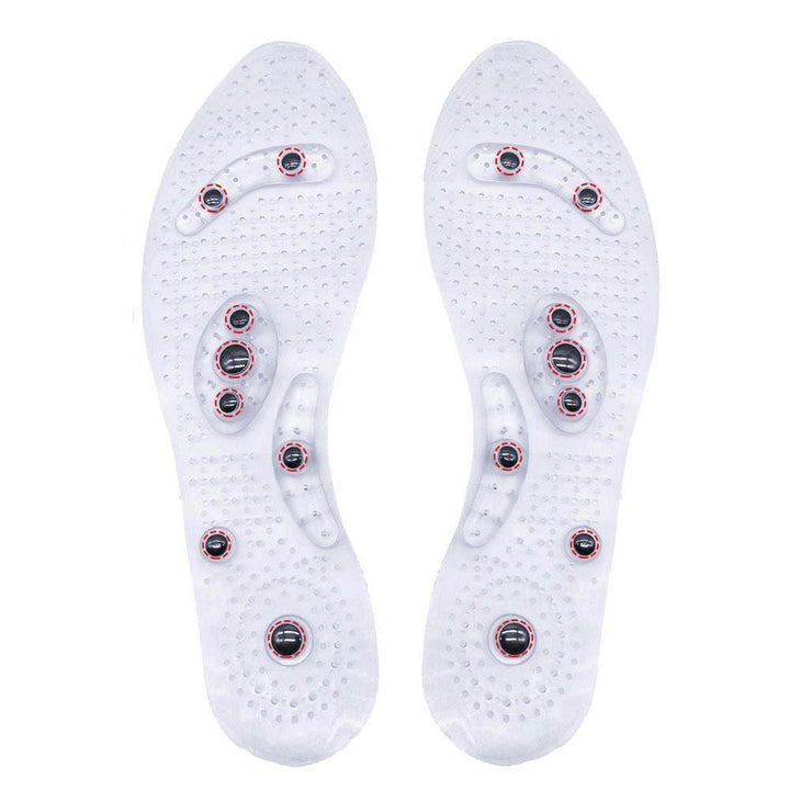 Semelles amincissantes magnétiques. Massage des pieds, circulation & perte de poids. Confort optimal.