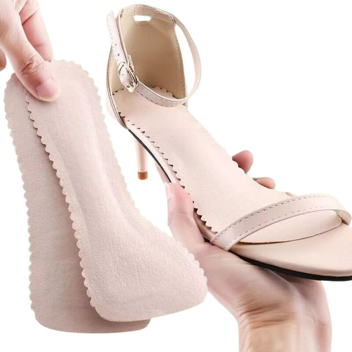 "Semelles confort pour talons hauts en mousse mémoire, design discret, ajustement universel pour soulager la pression."