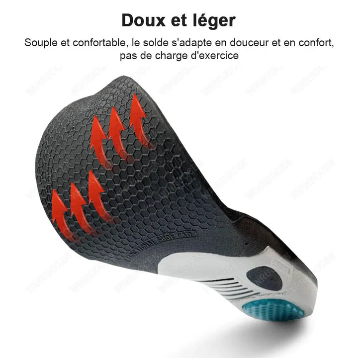 Semelles confortables en gel 3D pour soutien orthopédique de la voûte plantaire, soulagement efficace fasciite.