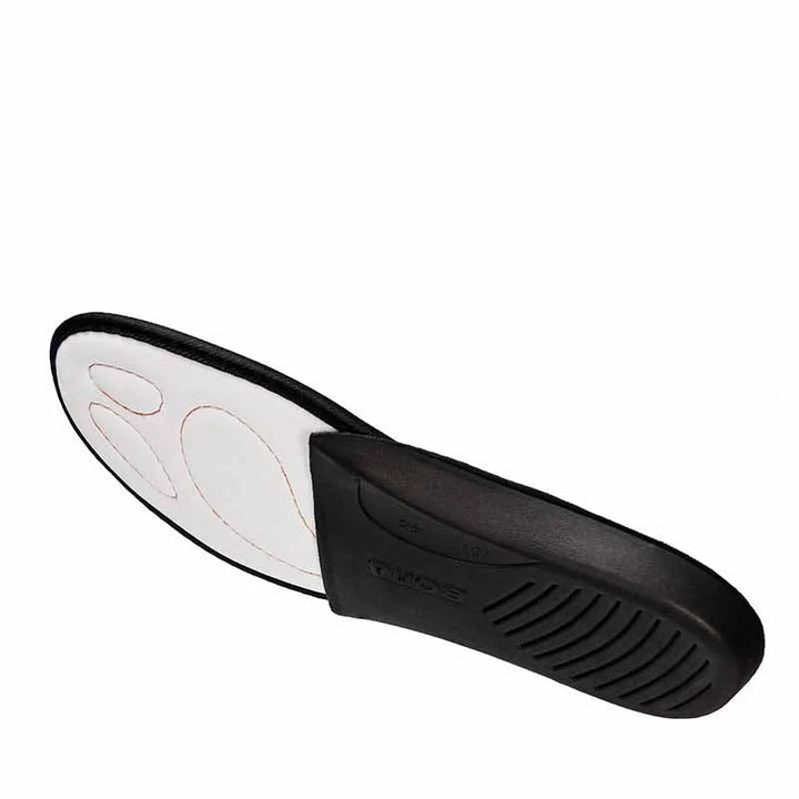 Paire de semelles orthopédiques en mousse EVA pour un soutien voûte plantaire ergonomique et un amorti supérieur constant.