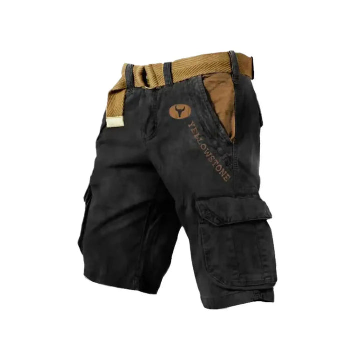 Short cargo homme de travail ou loisirs, avec poches utilitaires, pour un usage extérieur.