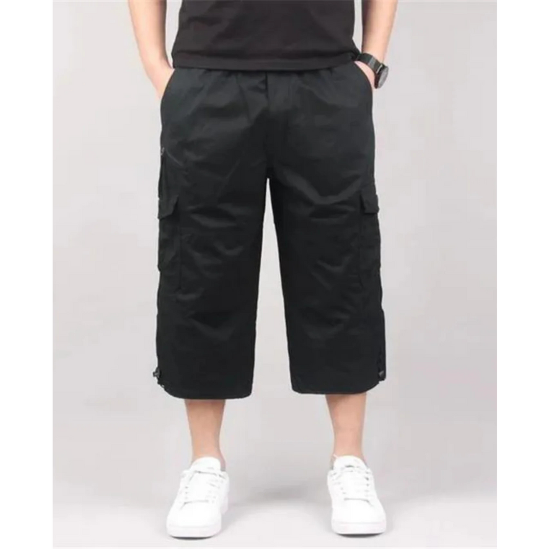 "Short cargo homme léger, coton, poches pratiques, couleur camouflage, coupe longue, idéal pour l'été et les sorties urbaines