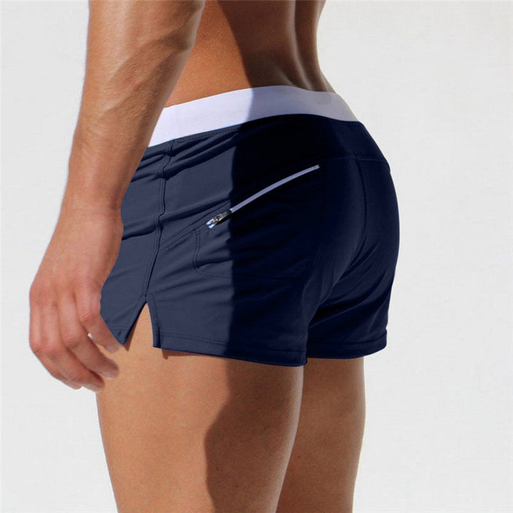 "Short de bain homme confortable, séchage rapide, design urbain élégant, tissu élastique pour liberté de mouvement."