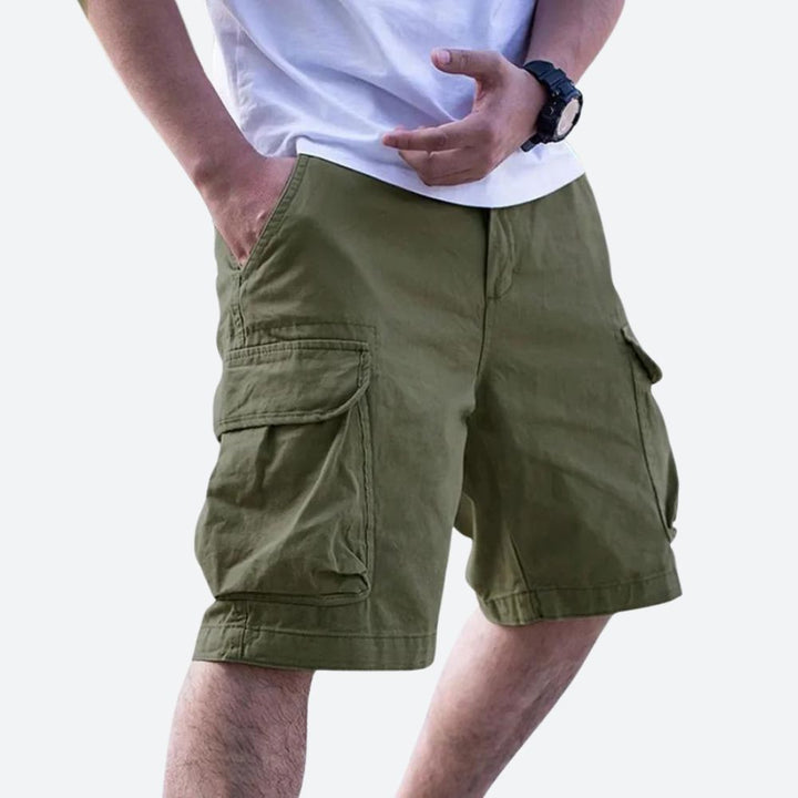 Shorts cargo homme, coupe moderne, poches multiples, style décontracté, printemps/été.