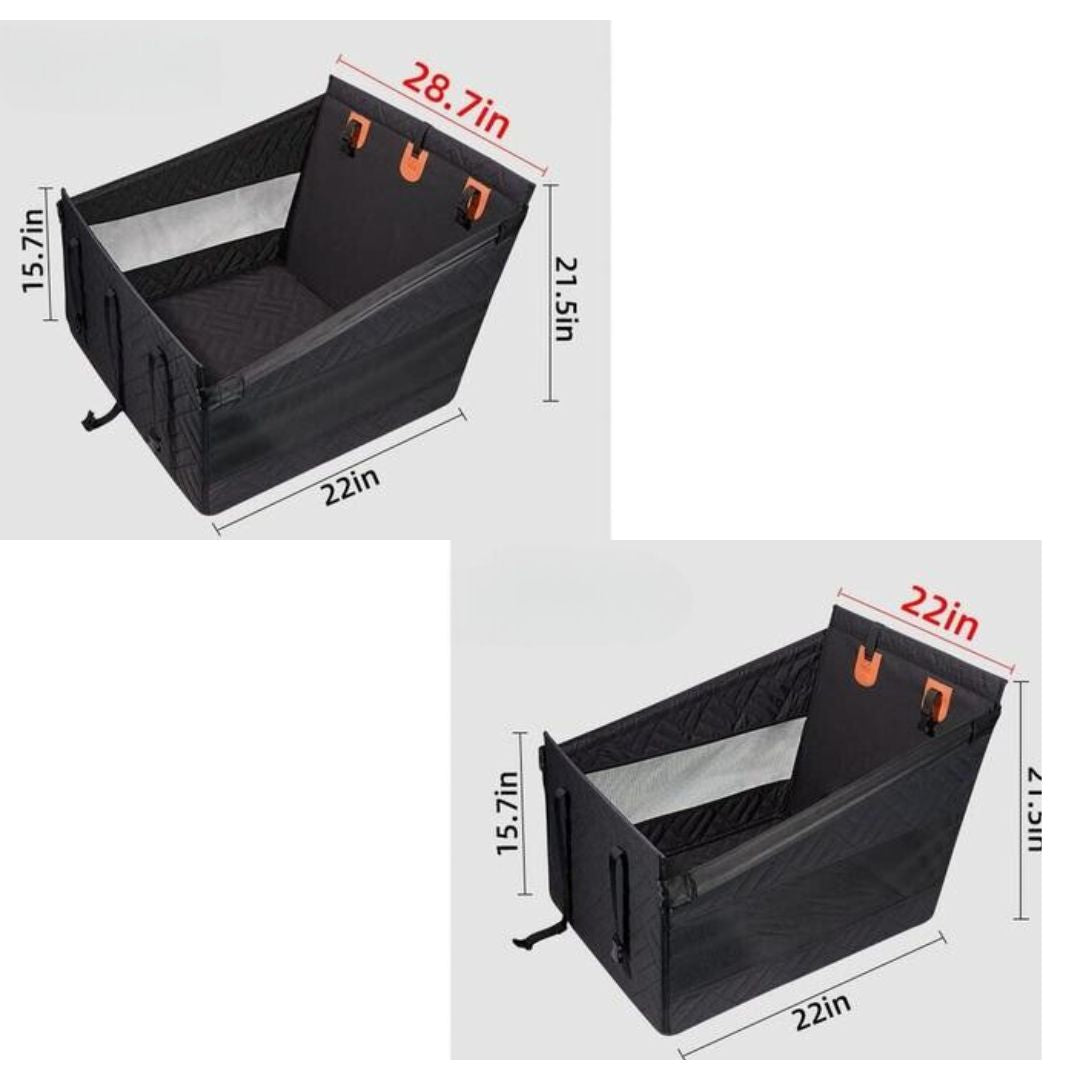 Siège auto chien: confort & sécurité. Harnais intégré, rembourrage doux, ventilation optimale. Voyage serein pour votre anima