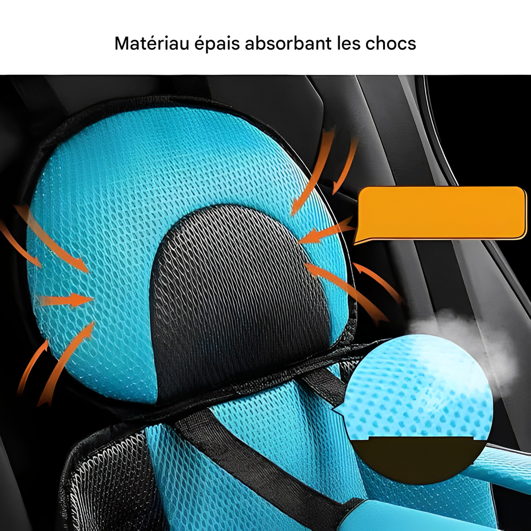 Siège auto enfant léger, sécurisé, ajustable. Confort optimal pour les voyages.