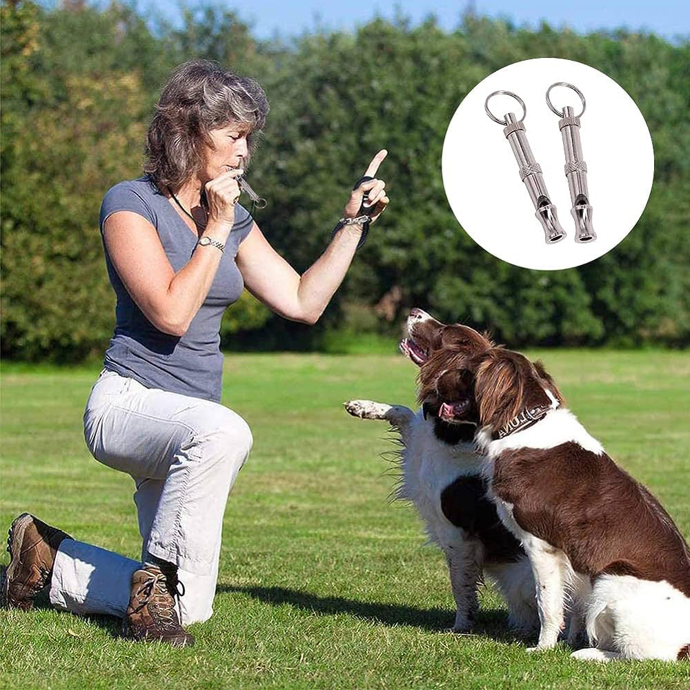 Sifflet ultrason pour dressage canin. Réglable, méthode douce.  Design compact et pratique.  Accessoire pour éducation positi