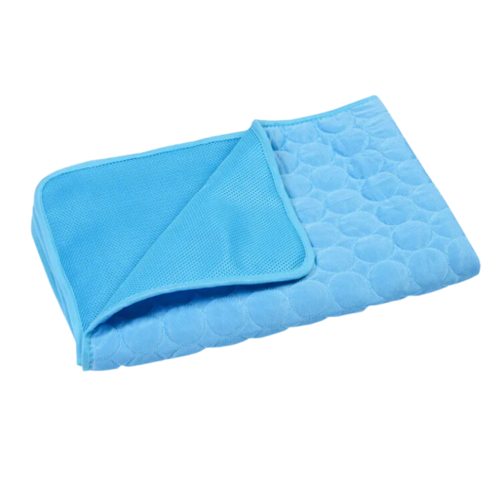 Tapis rafraîchissant en soie pour animaux de compagnie

 -Bleu/XSBleu/SBleu/MBleu/LBleu/XL - Ozerty