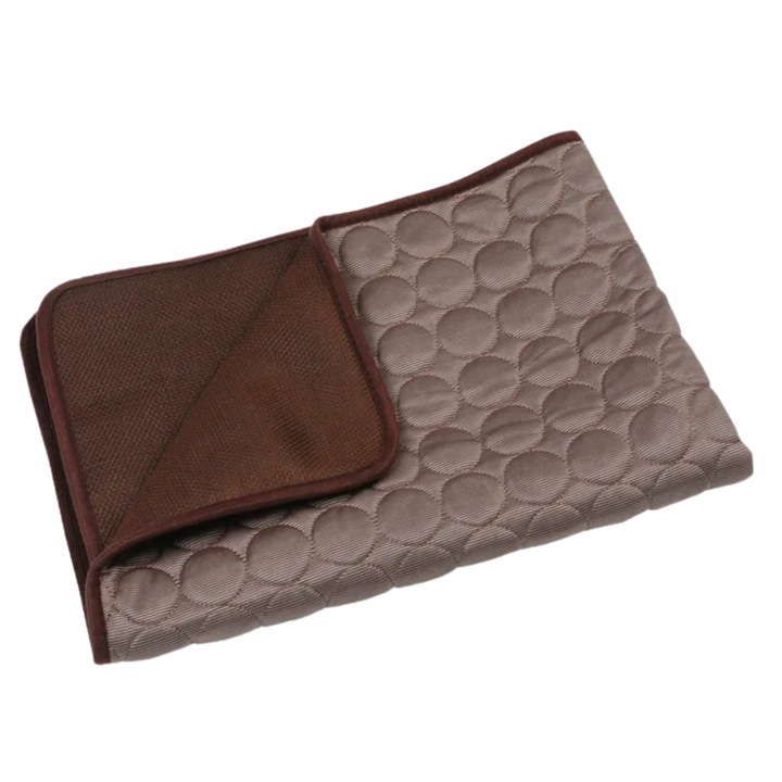 Tapis rafraîchissant en soie pour animaux de compagnie

 -Café/XSCafé/SCafé/MCafé/LCafé/XL - Ozerty