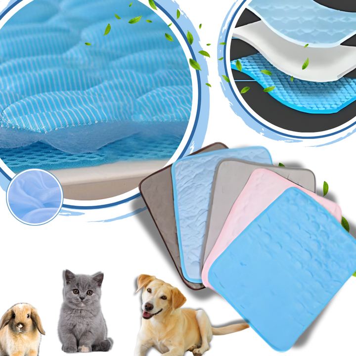 Tapis rafraîchissant en soie pour animaux de compagnie

 - Ozerty