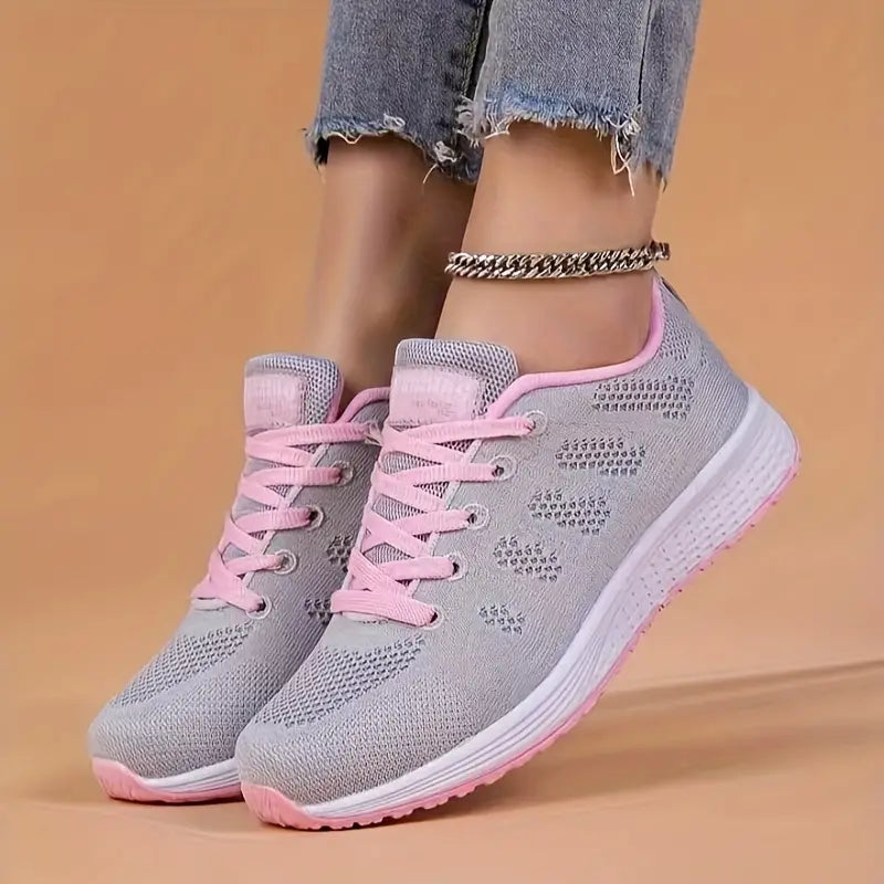 "Sneakers orthopédiques unisexes grises avec semelle ergonomique pour confort quotidien et style moderne"