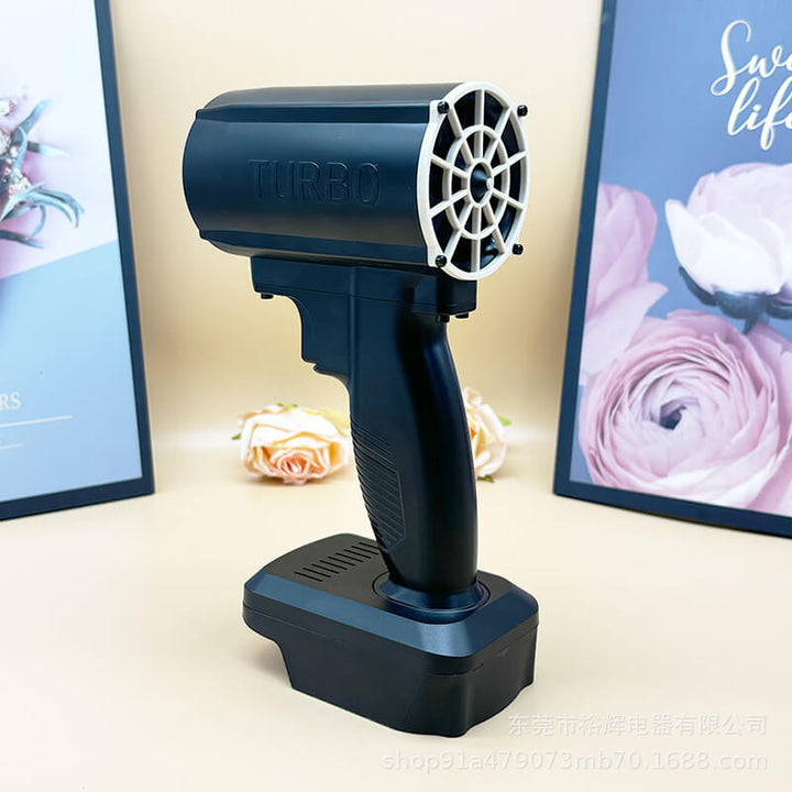 "Souffleur d'air haute pression compact, nettoyage efficace, design ergonomique léger idéal extérieur et intérieur."