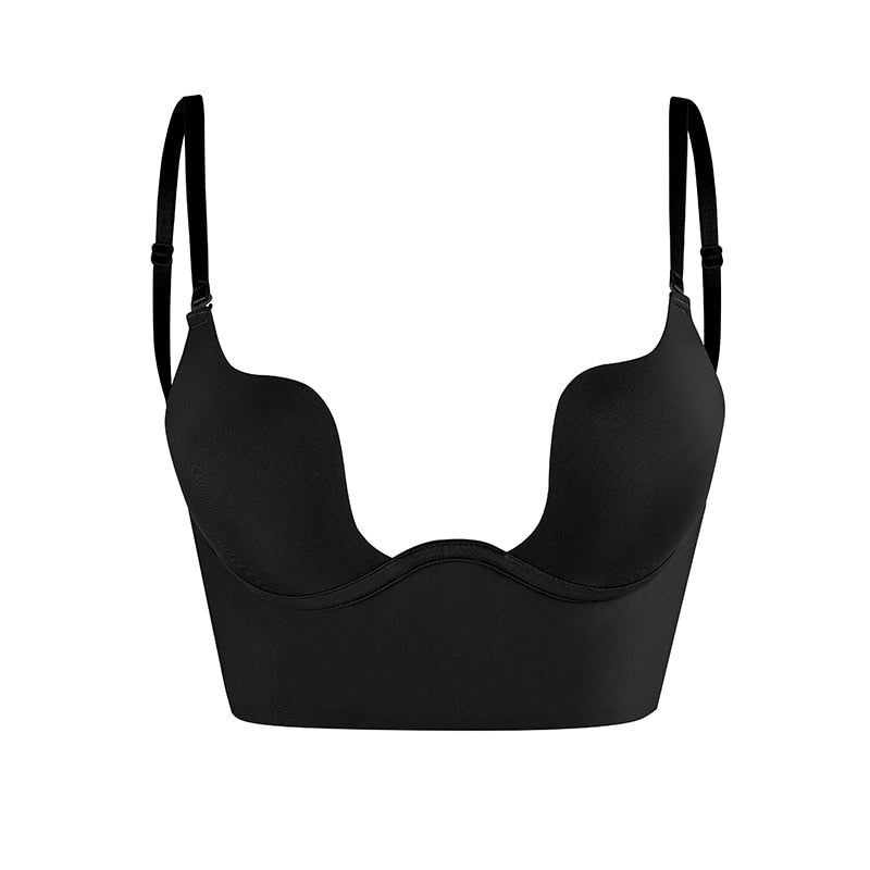 Soutien-gorge sans bretelles femme, maintien parfait pour dos nu. Lingerie élégante et discrète.