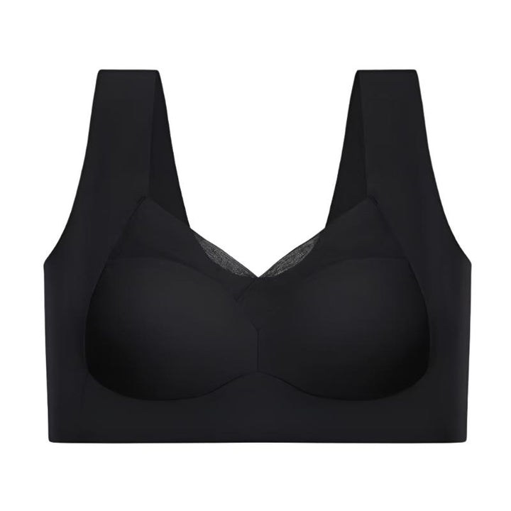 Soutien-gorge sans couture gris pour confort et maintien, élégant sans irritation, disponible en plusieurs tailles et couleur