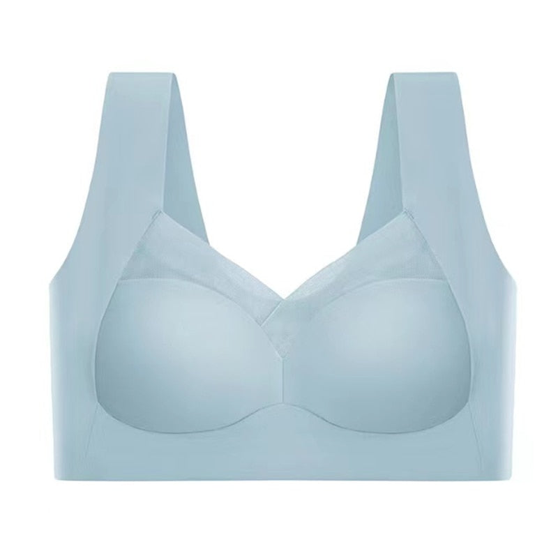 Essentiel soutien-gorge femme sans coutures, confort et maintien, lingerie invisible pour le bien-être.