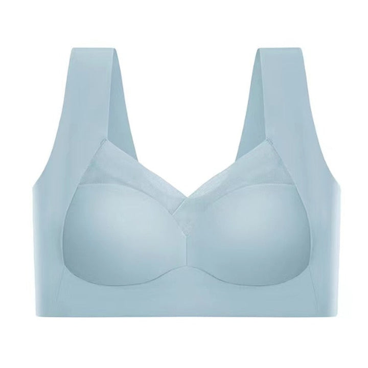 Essentiel soutien-gorge femme sans coutures, confort et maintien, lingerie invisible pour le bien-être.