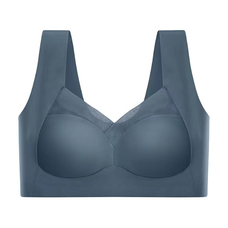 Soutien-gorge invisible sans coutures, douceur extrême, confort femme sous les vêtements.