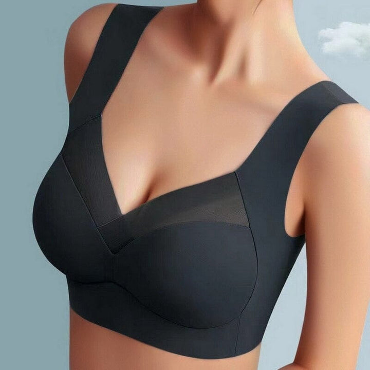 Confort quotidien avec ce soutien-gorge femme sans coutures, maintien doux et invisible lingerie.