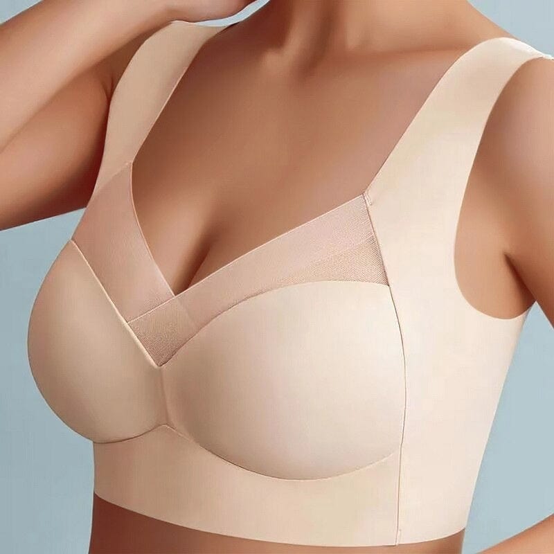 Design sans coutures pour soutien-gorge femme, confort ultime et bien-être, lingerie douce.