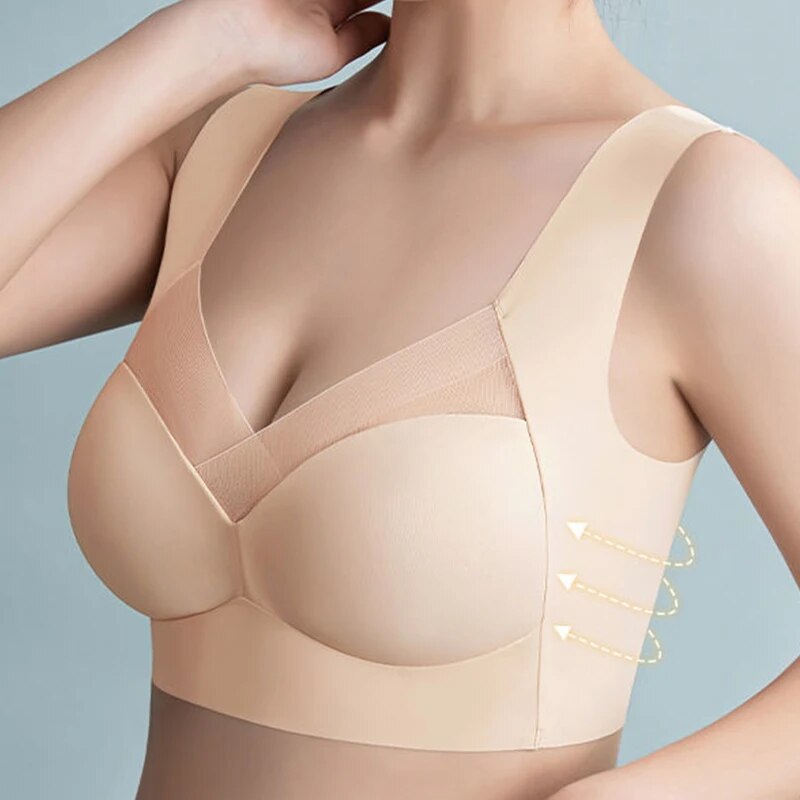 Matière douce soutien-gorge femme, sans coutures, confort exceptionnel, lingerie invisible sous les vêtements.