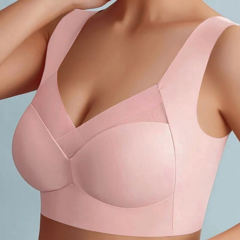 Lingerie moderne femme, soutien-gorge sans coutures, confort et maintien parfait, invisible.
