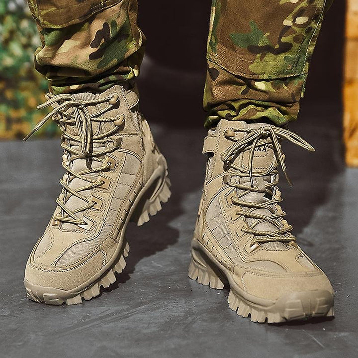 Chaussures tactiques hommes anti-dérapantes. Parfaites pour l'aventure et l'automne. Protection ultime.