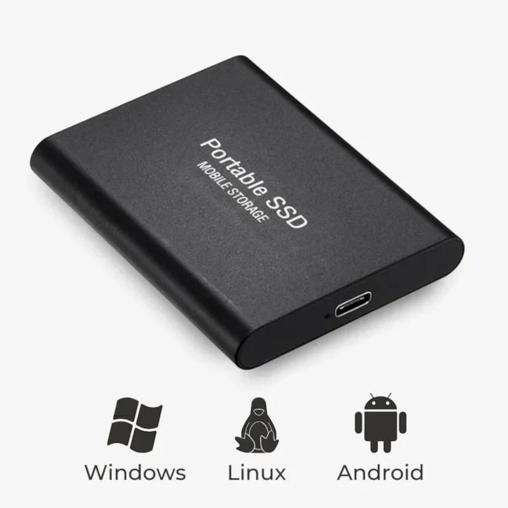 SSD externe ultra-rapide, 1-16 To. Stockage portable, design élégant et compact. Transfert de données rapide via USB 3.1.