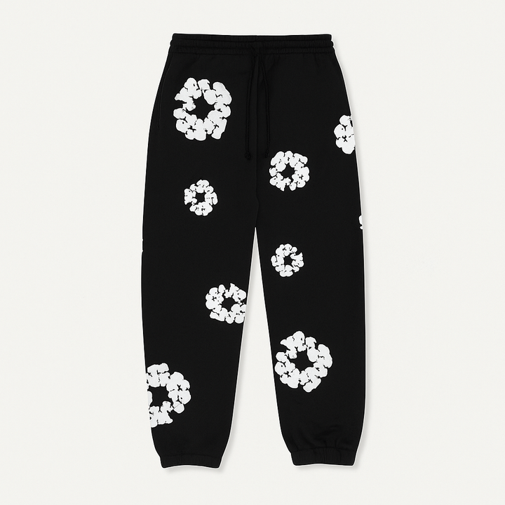 Ensemble survêtement floral homme, style moderne et élégant, idéal mode casual.