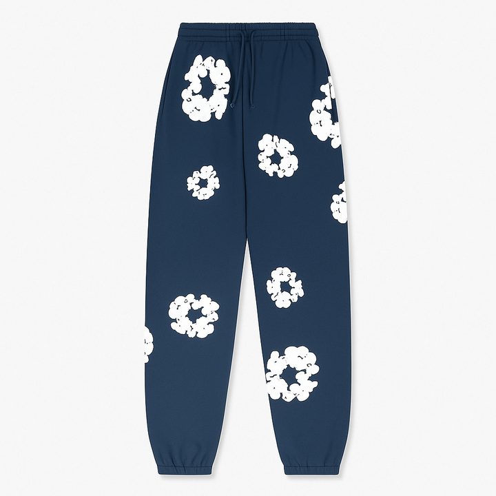 Survêtement homme à motif floral chic, offrant confort et une touche de mode unique.