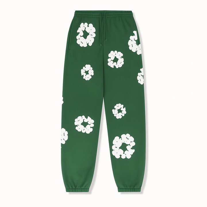 Survêtement homme floral tendance, alliant confort sport et look mode décontracté.
