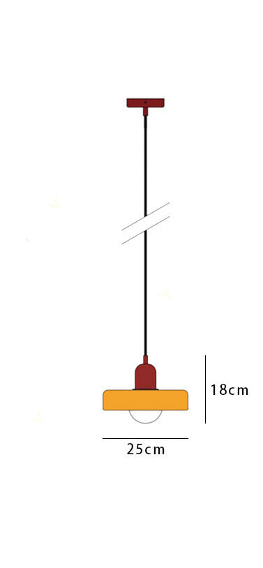 Suspension luminaire Bauhaus, verre coloré, design artistique, lumière douce.