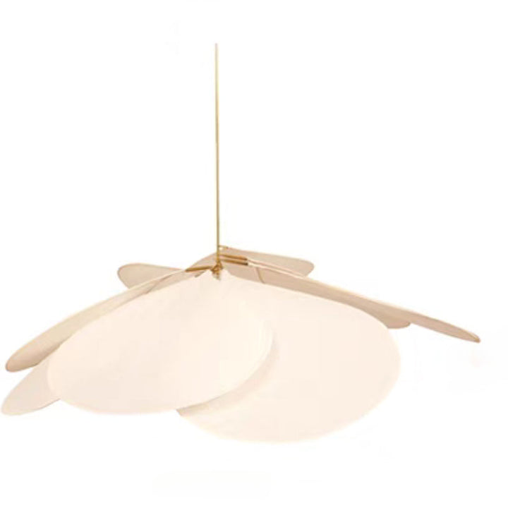 Suspension lumineuse design floral, éclairage intérieur élégant et chaleureux.  Parfait pour une déco moderne.