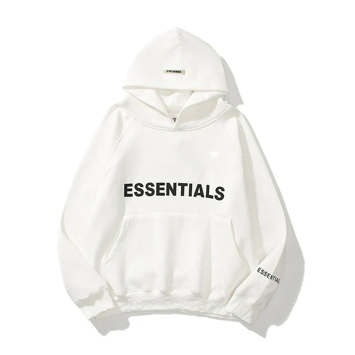 "Sweat à capuche femme, design minimaliste, couleur neutre, matériaux doux, coupe féminine, comfort et style."