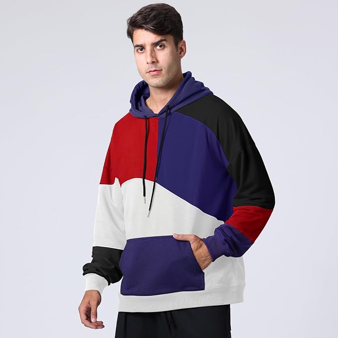 Sweat homme coloré et moderne. Confort décontracté, parfait pour la mode masculine urbaine.