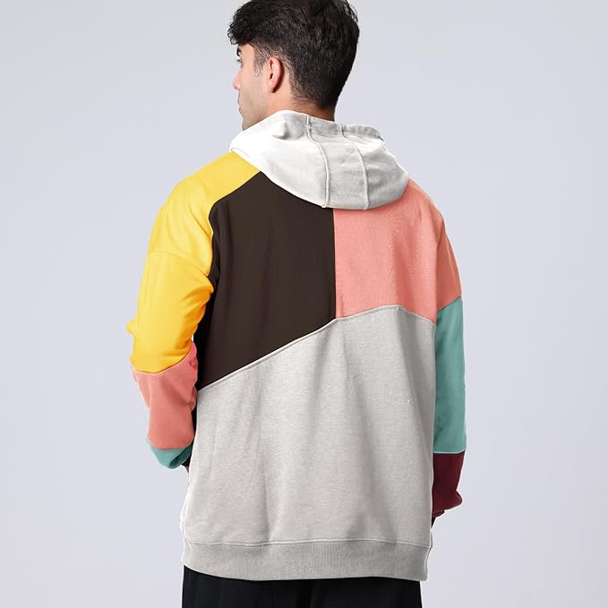 Hoodie vibrant pour homme, style moderne. Confort et décontraction pour la mode masculine urbaine.