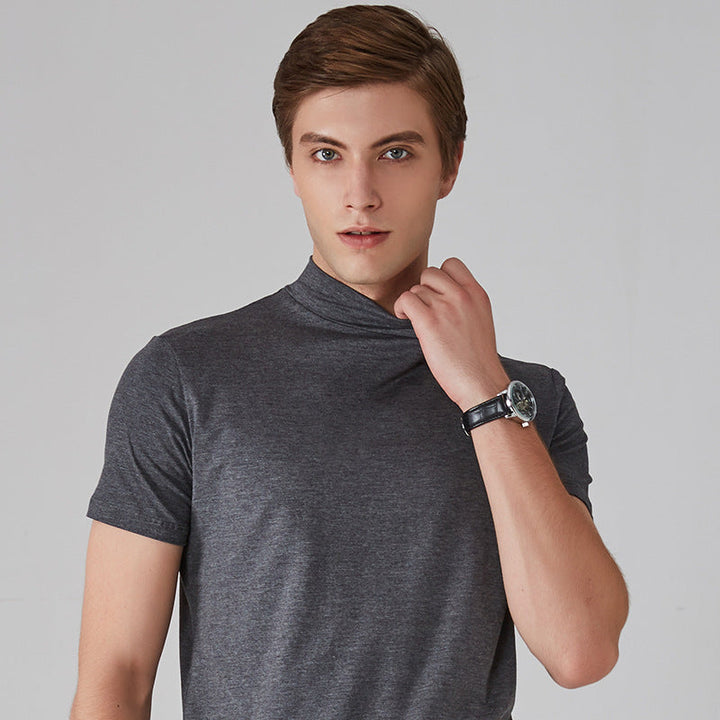 T-shirt homme essentiel, couleur unie. Idéal pour un style élégant et décontracté, confort quotidien garanti.
