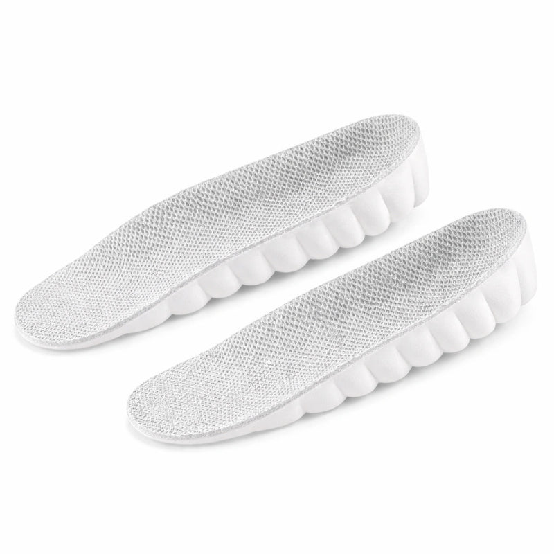 Talonnettes orthopédiques 4D pour confort et soutien des pieds, idéales pour la fasciite plantaire.